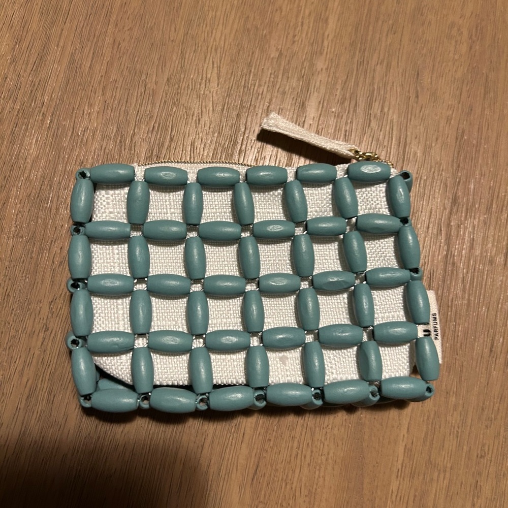 Mini Miu Beauty Beaded Pouch